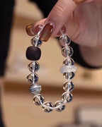 Natural White Crystal Bracelet - Energy Cleansing Healing Gift for Women & Friends