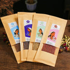 Bestselling! Hand-Rolled Incense Sticks in Rose, Lavender, and Osmanthus.