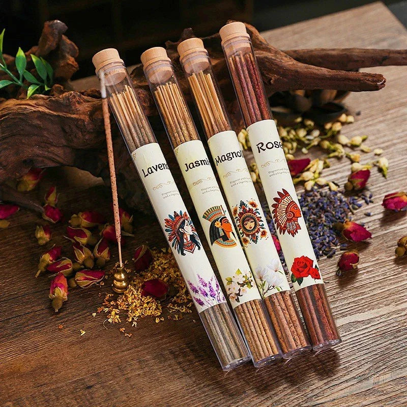 Bestselling! Hand-Rolled Incense Sticks in Rose, Lavender, and Osmanthus.