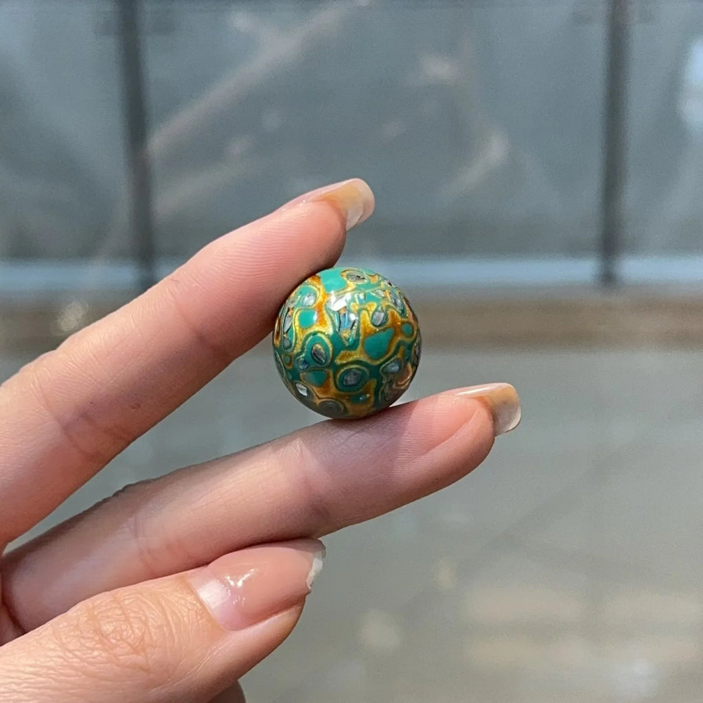 Mother-of-Pearl Lacquer Beads