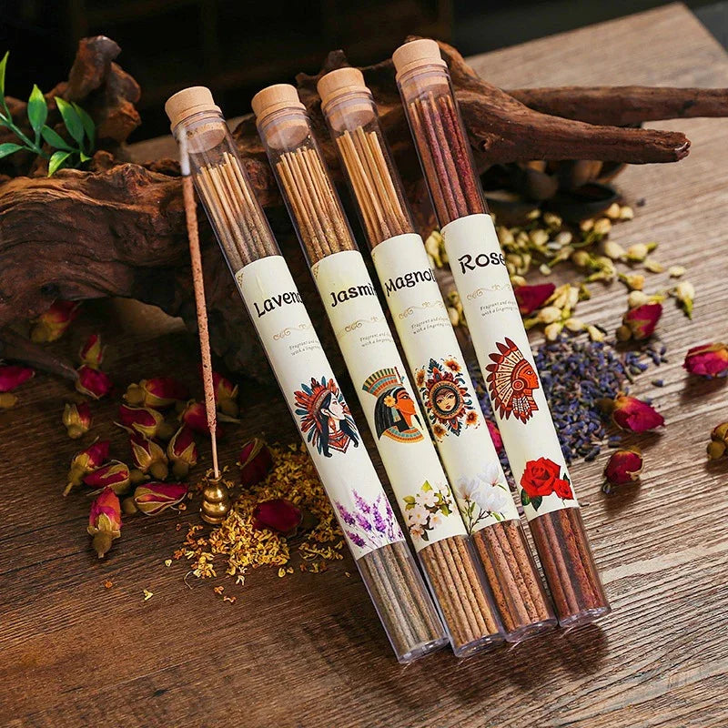 Bestselling! Hand-Rolled Incense Sticks in Rose, Lavender, and Osmanthus.