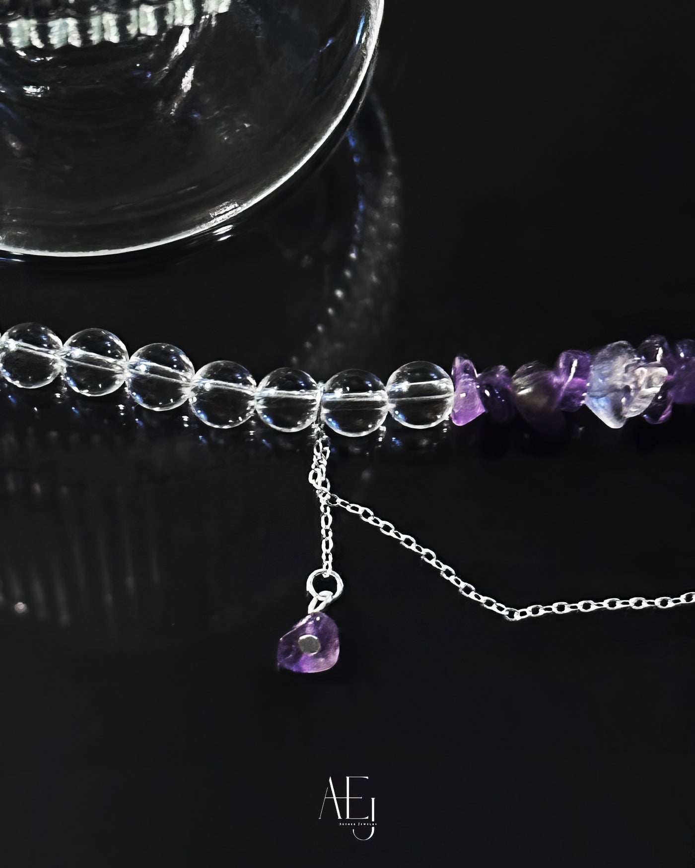 Pre-order｜Amethyst & Clear Quartz Bracelet for Manifestation & Inner Peace