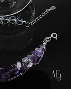 Pre-order｜Amethyst & Clear Quartz Bracelet for Manifestation & Inner Peace