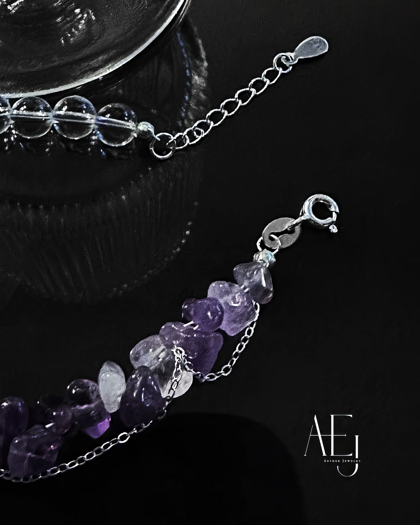 Pre-order｜Amethyst & Clear Quartz Bracelet for Manifestation & Inner Peace