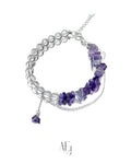 Pre-order｜Amethyst & Clear Quartz Bracelet for Manifestation & Inner Peace