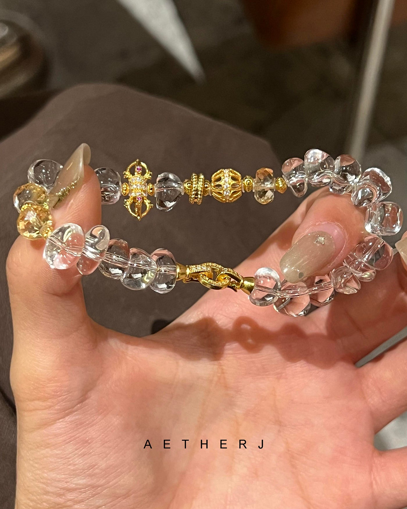 Raw Clear Quartz Chip & Sterling Silver Bracelet for Clarity, Purity & Natural Elegance