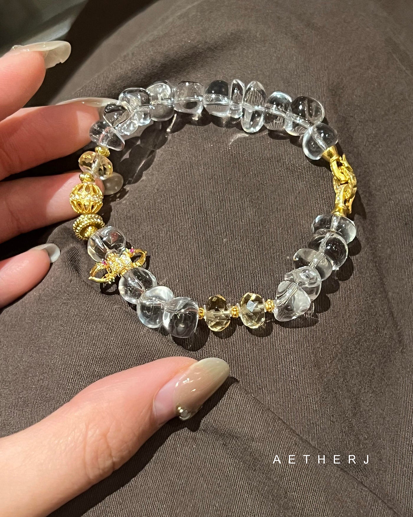 Raw Clear Quartz Chip & Sterling Silver Bracelet for Clarity, Purity & Natural Elegance