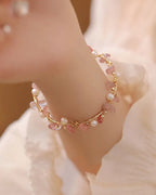 Strawberry Quartz Love Attraction Bracelet , Daily Wear
