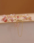 Strawberry Quartz Love Attraction Bracelet , Daily Wear