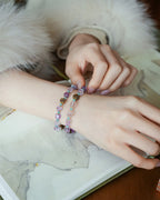 Amethyst Agarwood Amazonite Bracelet｜3-in-1 Energy for Clarity & Calm