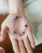 Amethyst Agarwood Amazonite Bracelet｜3-in-1 Energy for Clarity & Calm