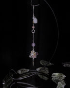 Natural Yellow Azeztulite Crystal Handmade Dreamcatcher Ornament