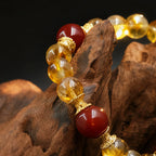 Wealth & Awakening – Tibetan Golden Vision Bracelet