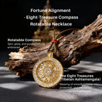 Fortune Alignment - Eight-Treasure Compass Rotatable Necklace
