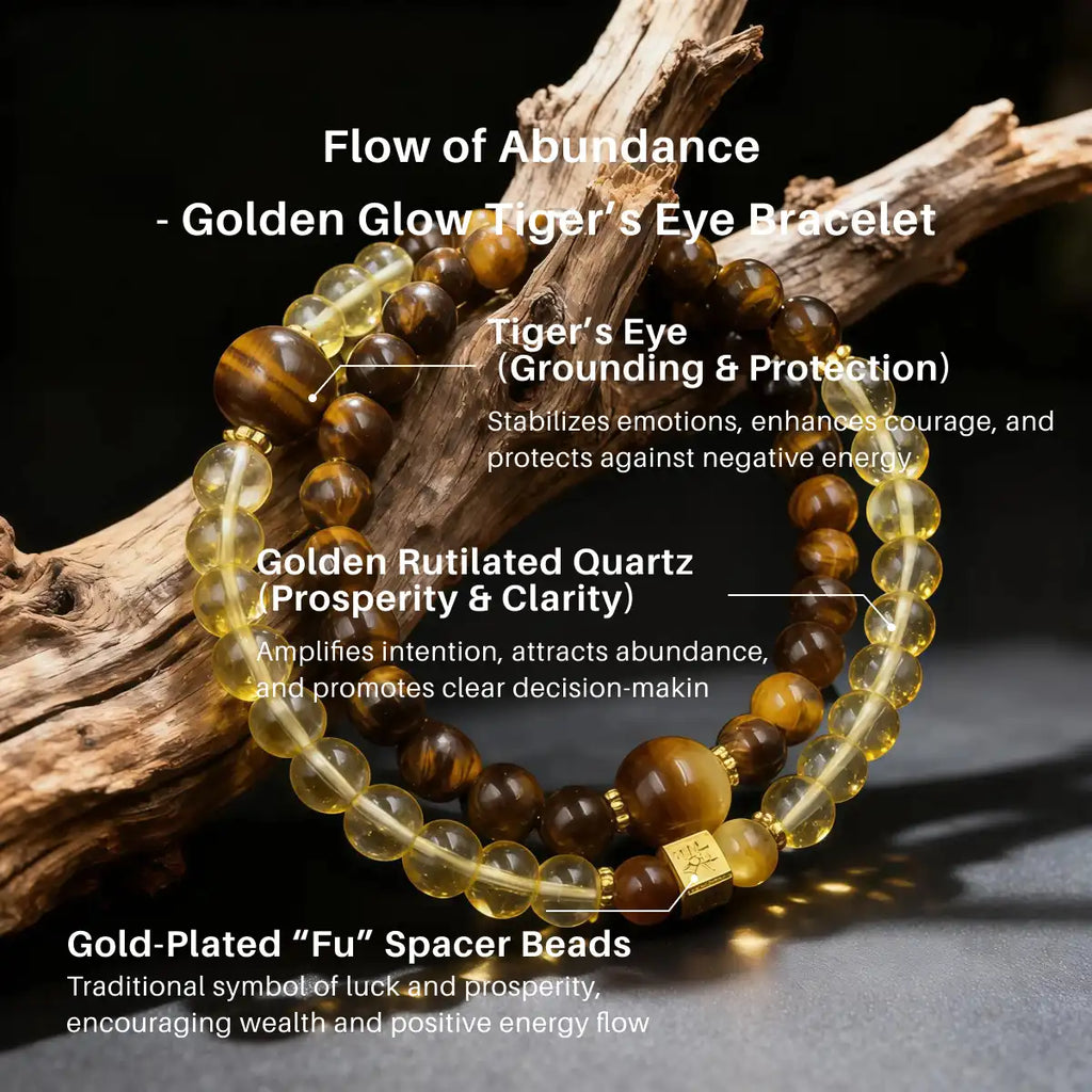 Flow of Abundance - Golden Glow Tiger’s Eye Bracelet