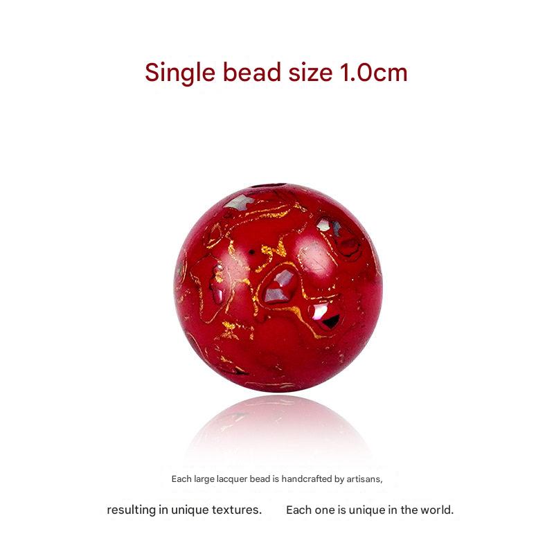 Artisanal Mother-of-Pearl Inlay Loose Beads. Premium Accessories.